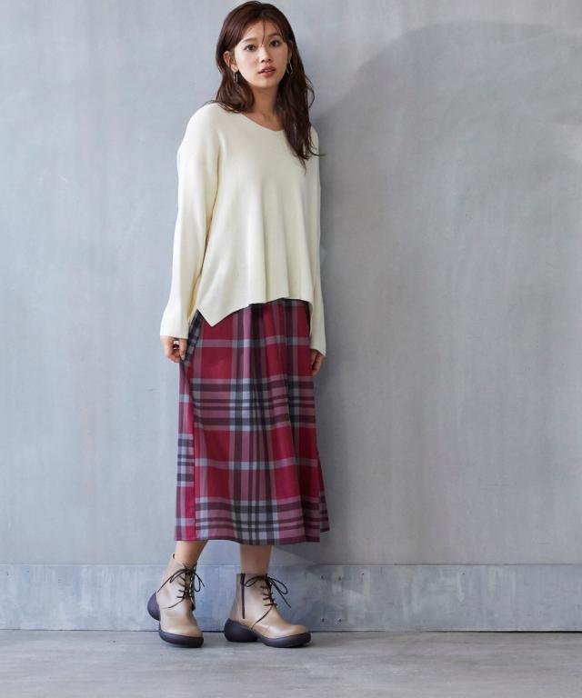 リゲッタ 大きいサイズ レディース スマイル レース アップカジュアル ブーツ ゆったりワイズ 22.0〜22.5/23.0〜23.5/24.0〜24.5/25.0〜25.5cm ニッセン nissen