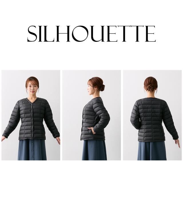 ジャケット アウター レディース 大きい胸専用 中にも着れるダウン LL