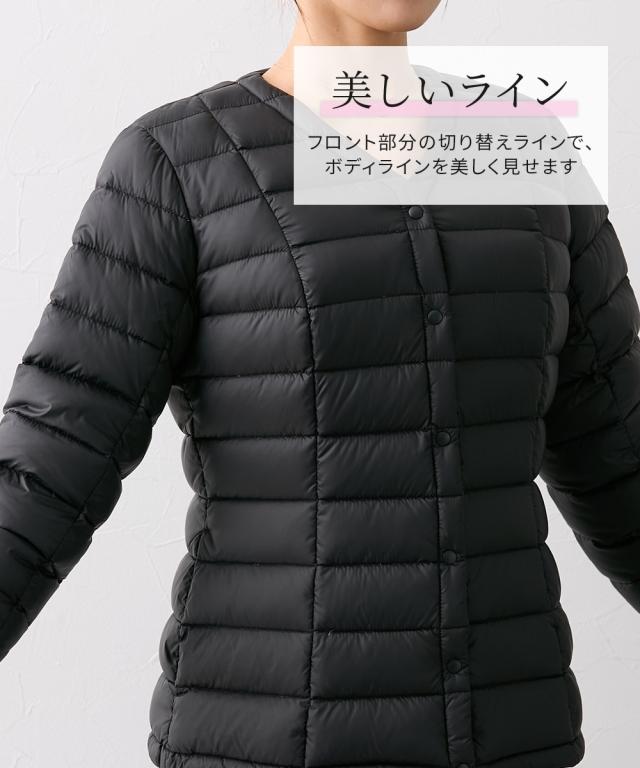 ジャケット アウター レディース 大きい胸専用 中にも着れるダウン LL/3L ニッセン nissen_6