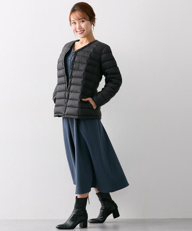 ジャケット アウター レディース 大きい胸専用 中にも着れるダウン LL/3L ニッセン nissen_14