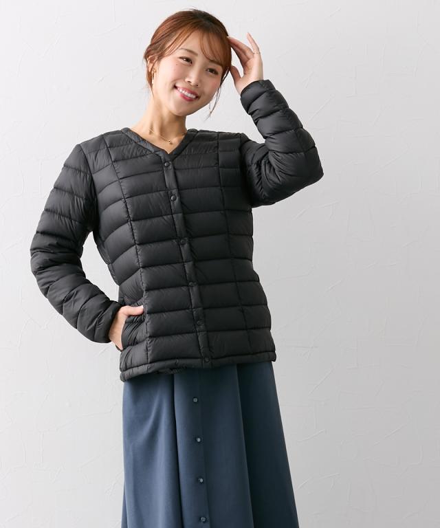 ジャケット アウター レディース 大きい胸専用 中にも着れるダウン LL/3L ニッセン nissen_15