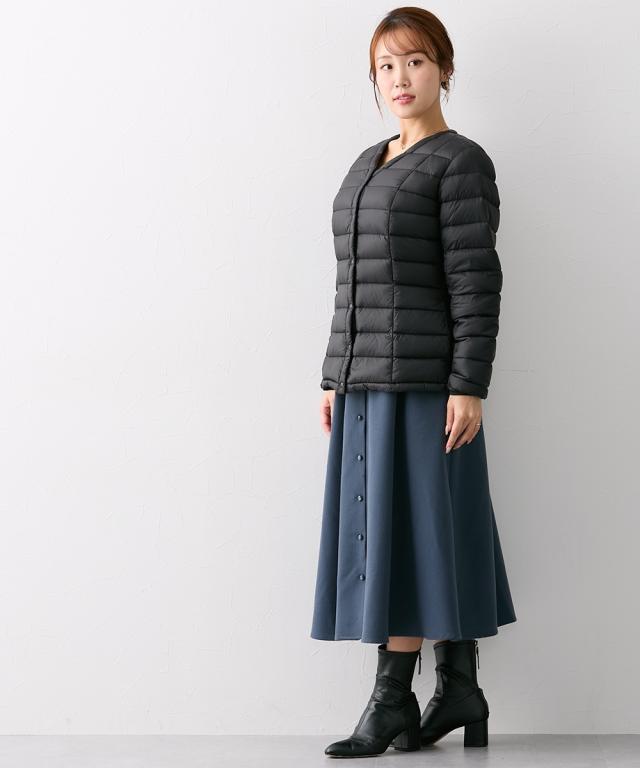 ジャケット アウター レディース 大きい胸専用 中にも着れるダウン LL/3L ニッセン nissen_16