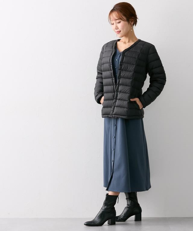 ジャケット アウター レディース 大きい胸専用 中にも着れるダウン LL/3L ニッセン nissen_17