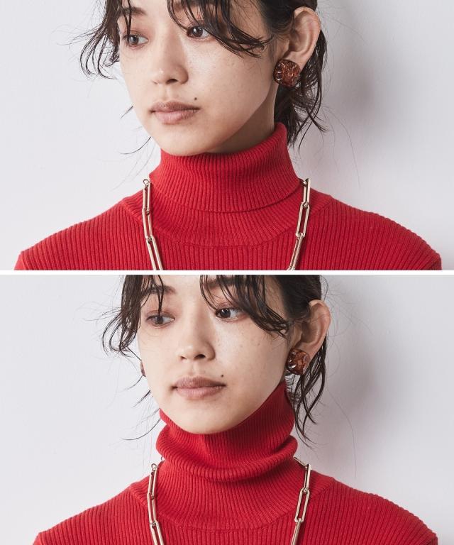 ニット セーター 大きいサイズ レディース ロング スリーブ