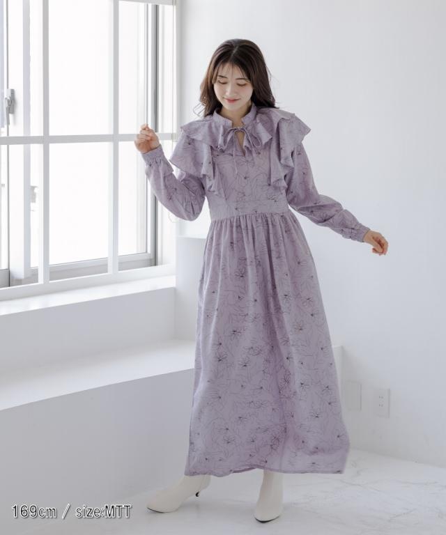 Leilian モザイク柄 ひざ丈ワンピース Leilian モザイク柄 ひざ丈ワンピース Leilian モザイク柄 ひざ