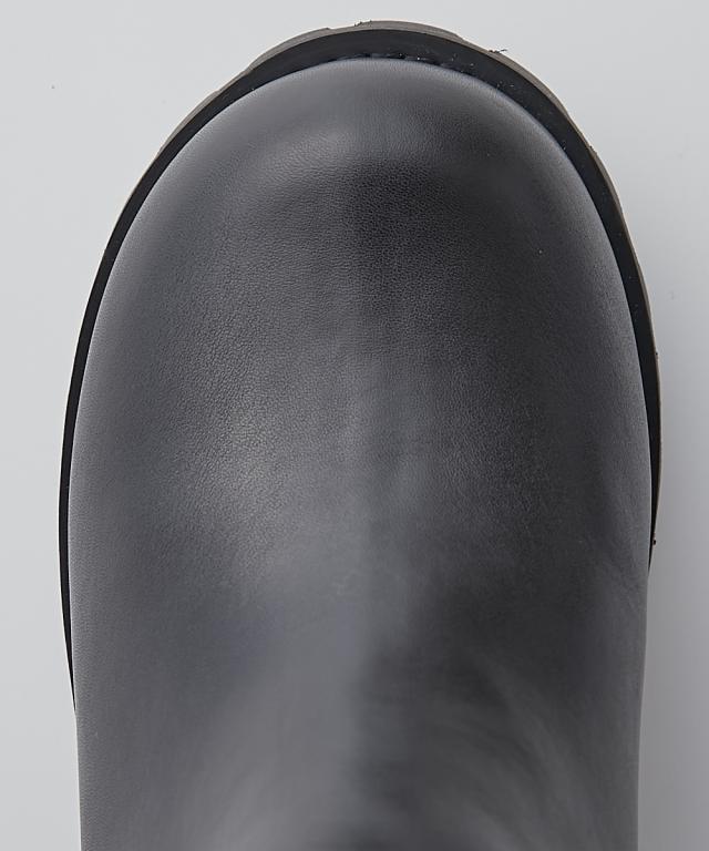 大きいサイズ レディース ゆったり幅広 タンクソールサイドゴア ショート ブーツ ワイズ4E  シューズ 25.0〜25.5cm ニッセン nissen