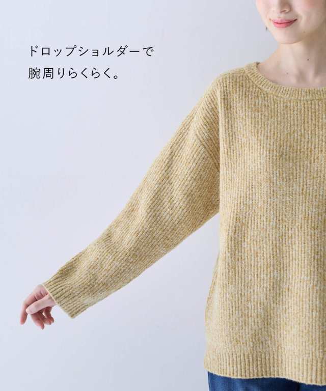 ニット セーター レディース ゆったり プルオーバー Otona Purete 冬 M/L/LL/3L ニッセン nissen agesugi_sfaの通販は