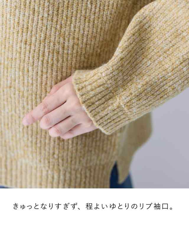 ニット セーター レディース ゆったり プルオーバー Otona Purete 冬 M/L/LL/3L ニッセン nissen agesugi_sfaの通販は