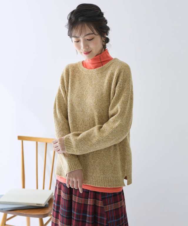 ニット セーター レディース ゆったり プルオーバー Otona Purete 冬 M/L/LL/3L ニッセン nissen agesugi_sfaの通販は