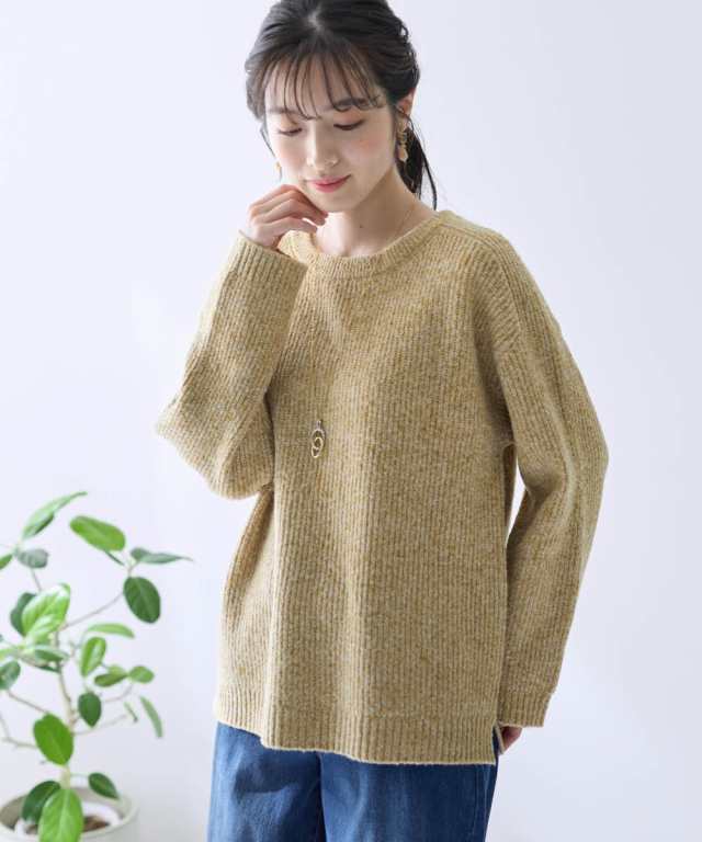 ニット セーター レディース ゆったり プルオーバー Otona Purete 冬 M/L/LL/3L ニッセン nissen agesugi_sfaの通販は
