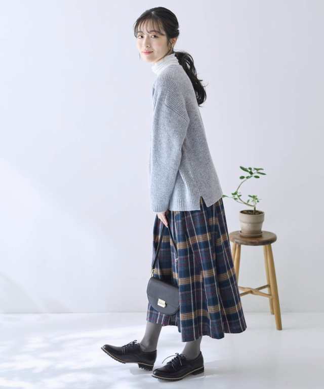 ニット セーター レディース ゆったり プルオーバー Otona Purete 冬 M/L/LL/3L ニッセン nissen agesugi_sfaの通販は