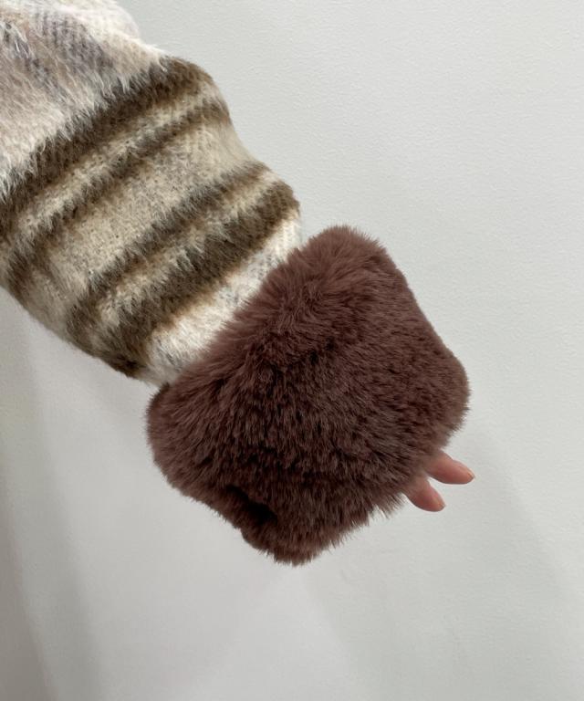 コート アウター レディース シャギーチェック marun L/LL/3L/4L/5L