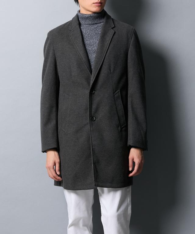 コート アウター メンズ メルトン シングルチェスター M/L/LL ニッセン nissen_3