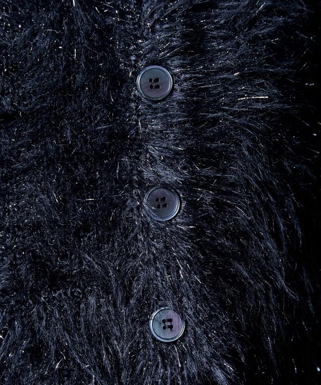 ニット セーター レディース 2点セットラメシャギー タンクトップ ＋