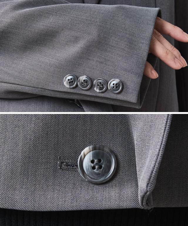 ジャケット アウター 大きいサイズ レディース クロップド テーラード