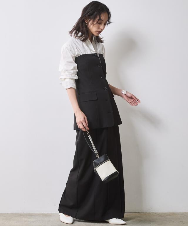 ロングスカート 大きいサイズ レディース タイト マキシ スカート 有 シックス タイル マキシスカート 長め ロンスカ 6L/8L/10L ニッセン nissen_7
