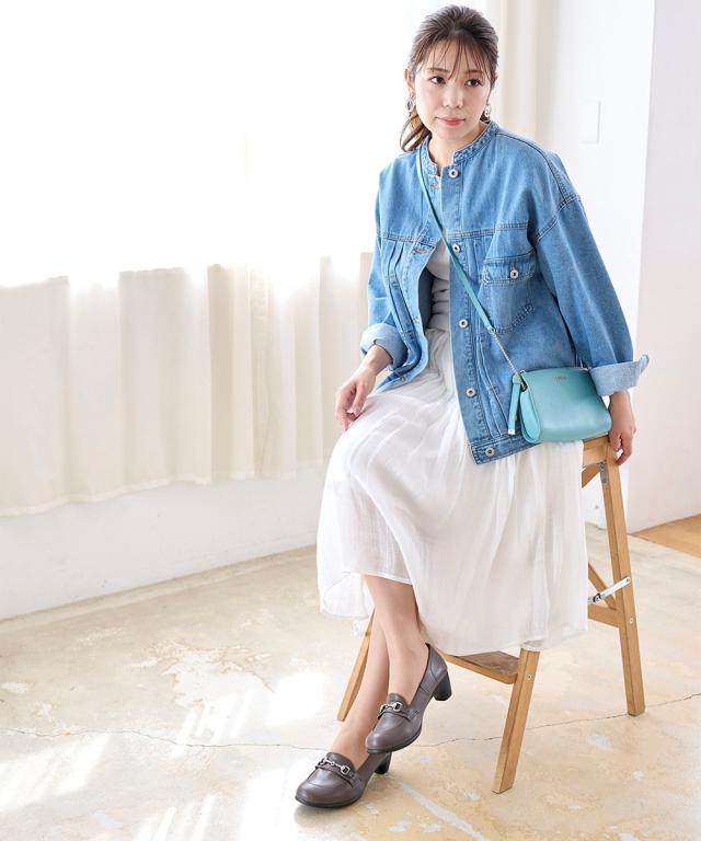 大きいサイズ レディース リゲッタスマイル ビット付 ローファー シューズ ワイズ4E  靴 23.0〜23.5cm ニッセン nissen