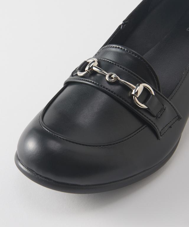 大きいサイズ レディース リゲッタスマイル ビット付 ローファー シューズ ワイズ4E  靴 23.0〜23.5cm ニッセン nissen