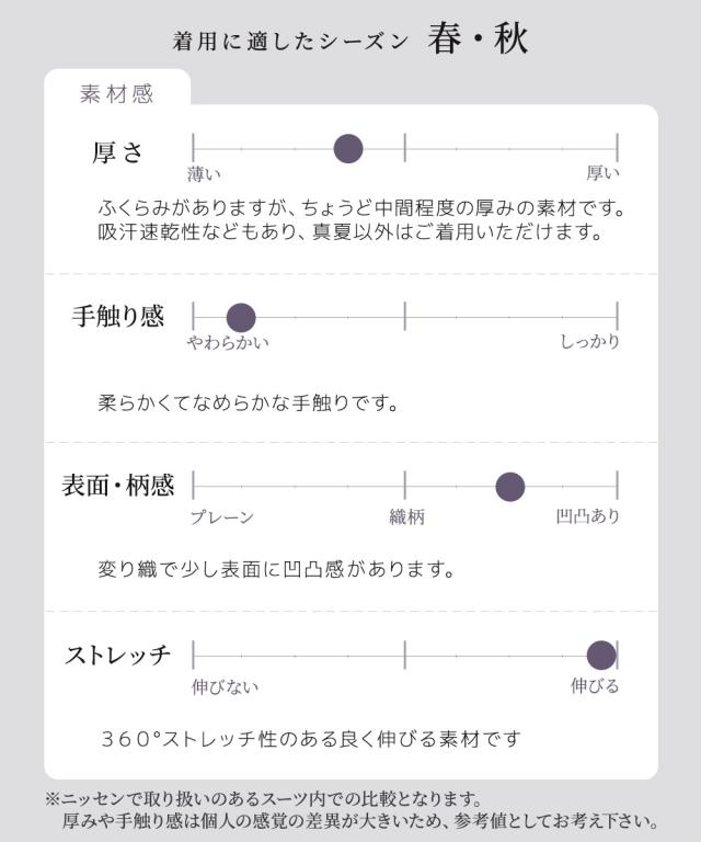 スーツ パンツ レディース セットアップ対応 ロング丈ノーカラー ジャケット 上下別売 すごく伸びる多機能変り織リスピィシリーズ 有 S/M/L ニッセン nissen_13