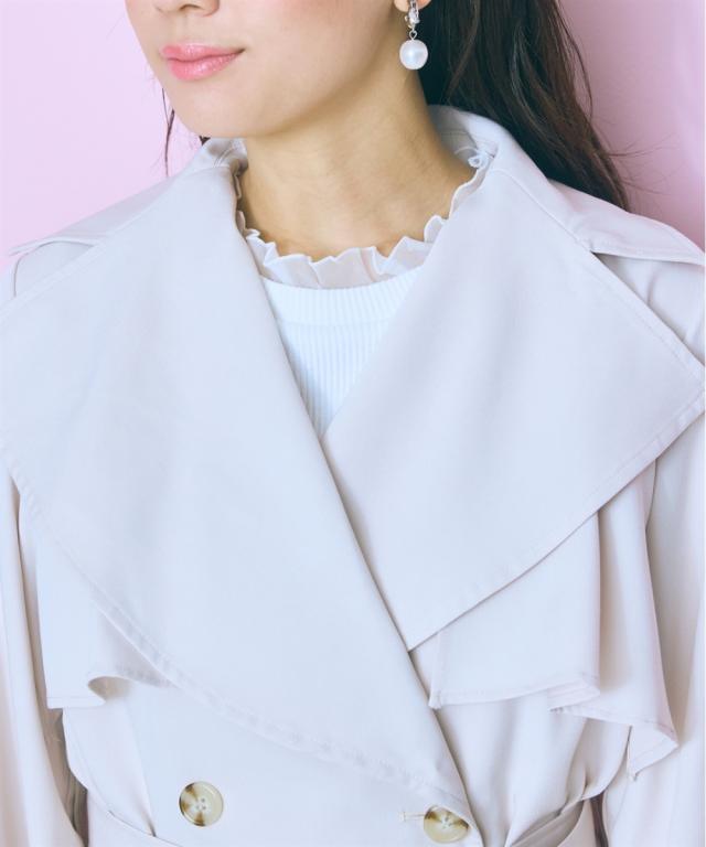 コート アウター レディース トレンチ marun L/LL/3L/4L/5L ニッセン