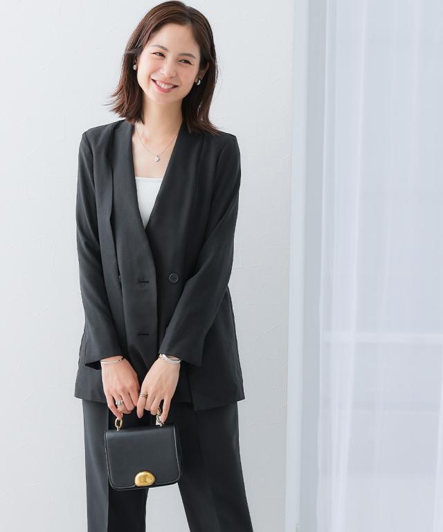 スーツ パンツ レディース 2WAYダブルブレスト ジャケット 上下別売 有  ビジネス セットアップ S/M/L ニッセン nissen_16