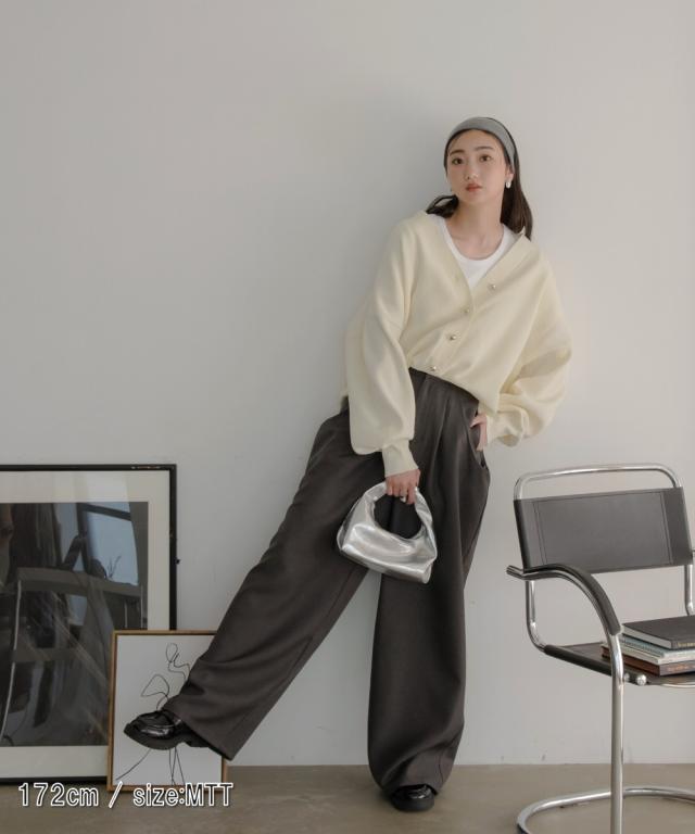 ワイドパンツ トールサイズ レディース 高身長 ドレープポケットワイド パンツ Essenave  ゆったり 体型カバー 美脚 ボトムス ズボン LL/3L ニッセン nissen_10
