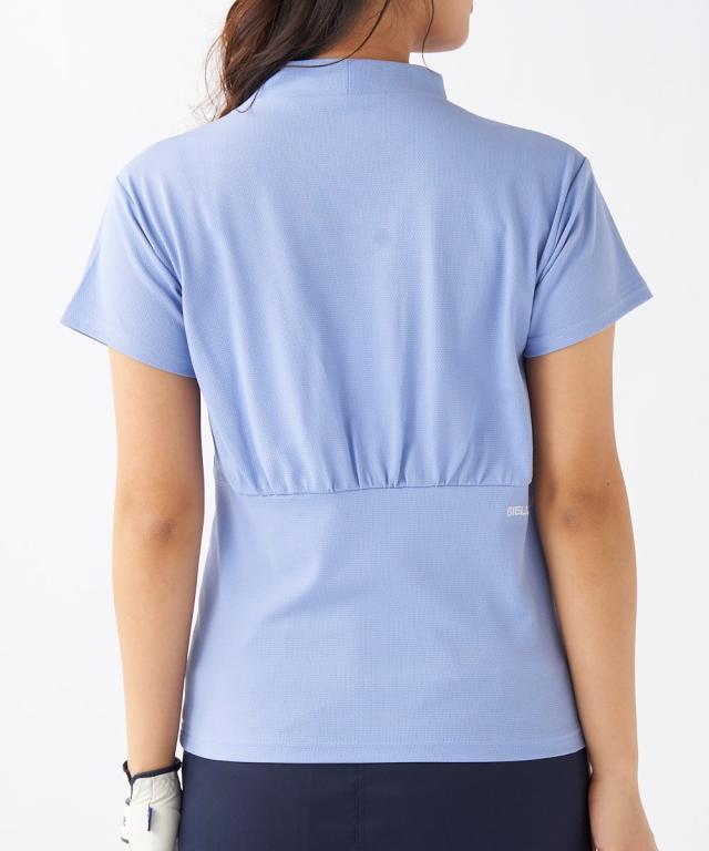 FILAGOLF スポーツウェア トップス レディース FILA GOLF 凹凸ジャガードモックネック シャツ 吸汗速乾 UVカット 夏  トレーニング M/L/LL/3L ニッセン nissen_6