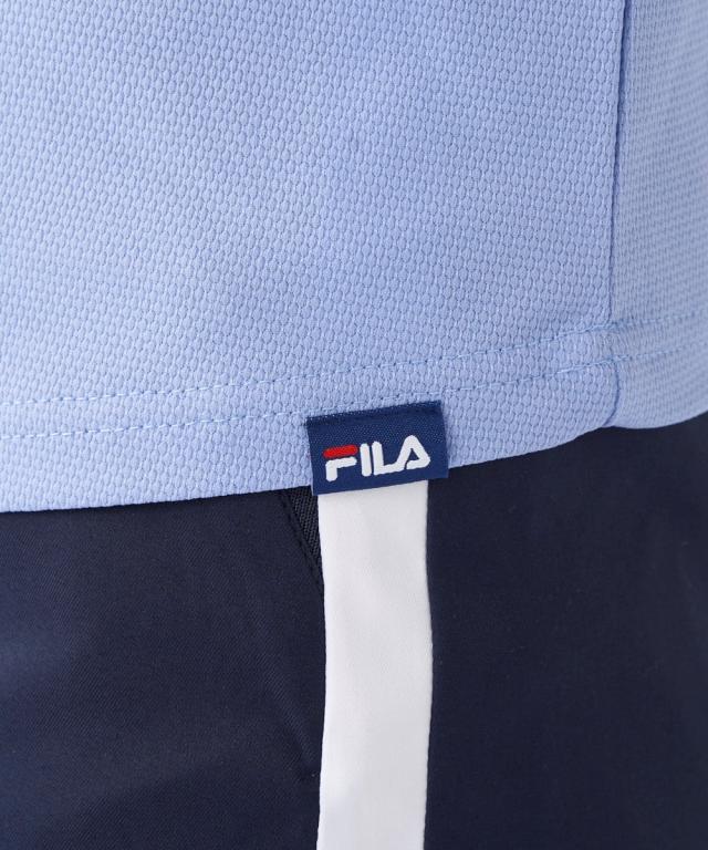 FILAGOLF スポーツウェア トップス レディース FILA GOLF 凹凸ジャガードモックネック シャツ 吸汗速乾 UVカット 夏  トレーニング M/L/LL/3L ニッセン nissen_9