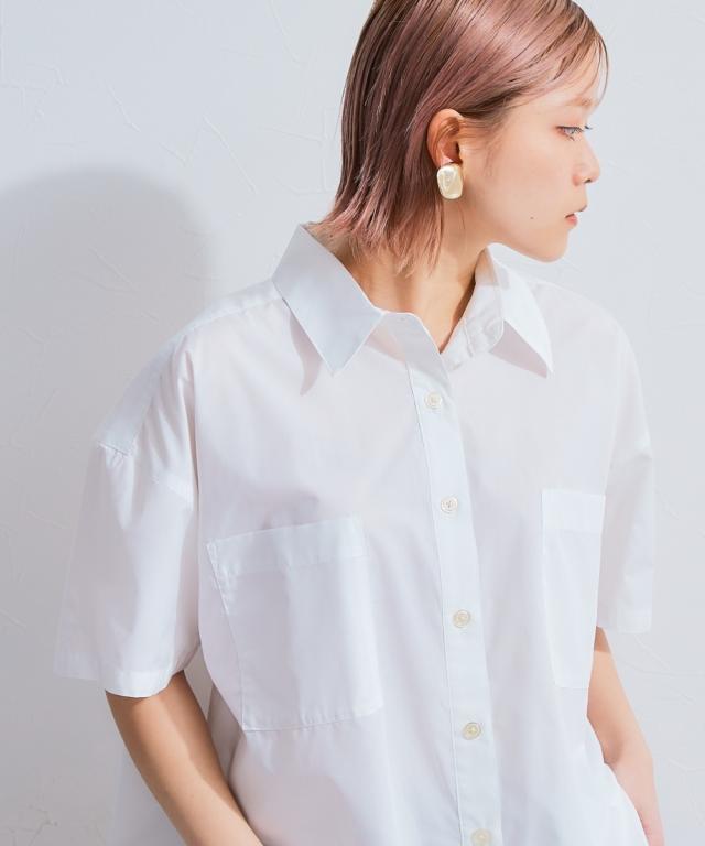 シャツ ブラウス レディース ルーズシルエット 半袖 M〜L ニッセン nissen_5
