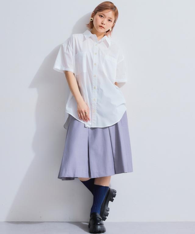 シャツ ブラウス レディース ルーズシルエット 半袖 M〜L ニッセン nissen_17