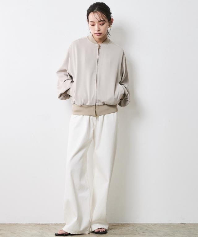 ジャケット アウター 大きいサイズ レディース ソフト ブルゾン 有