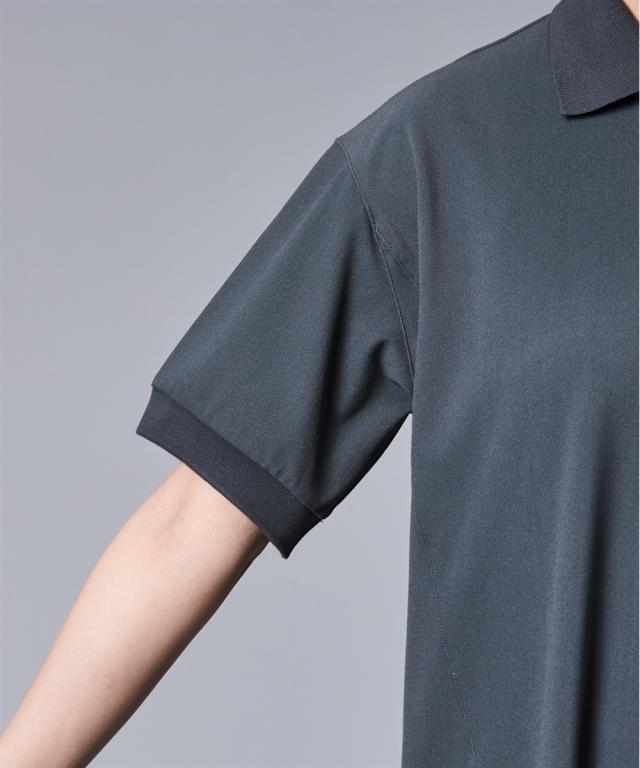 ワンピース ミニ レディース 裾フレアポロシャツ 有 シックス タイル