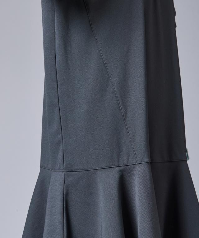 ワンピース ミニ レディース 裾フレアポロシャツ 有 シックス タイル