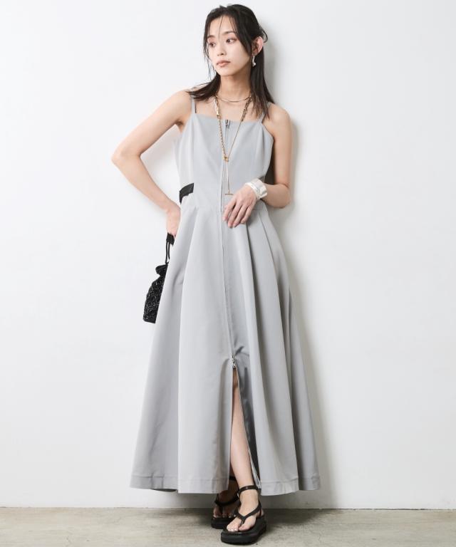 ワンピース ロング マキシ レディース キャミソール 有 シックス タイル 夏 秋 ひざ下 | M〜5L | ニッセン nissen_3