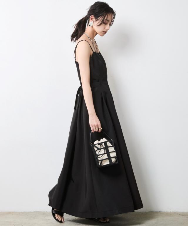 ワンピース ロング マキシ レディース キャミソール 有 シックス タイル 夏 秋 ひざ下 | M〜5L | ニッセン nissen_4
