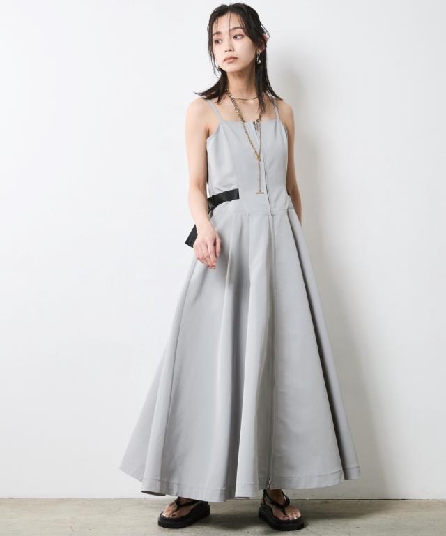 ワンピース ロング マキシ レディース キャミソール 有 シックス タイル 夏 秋 ひざ下 | M〜5L | ニッセン nissen_5