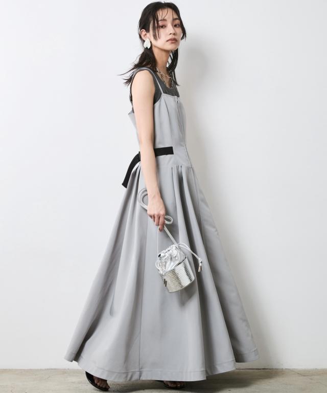 ワンピース ロング マキシ レディース キャミソール 有 シックス タイル 夏 秋 ひざ下 | M〜5L | ニッセン nissen_6