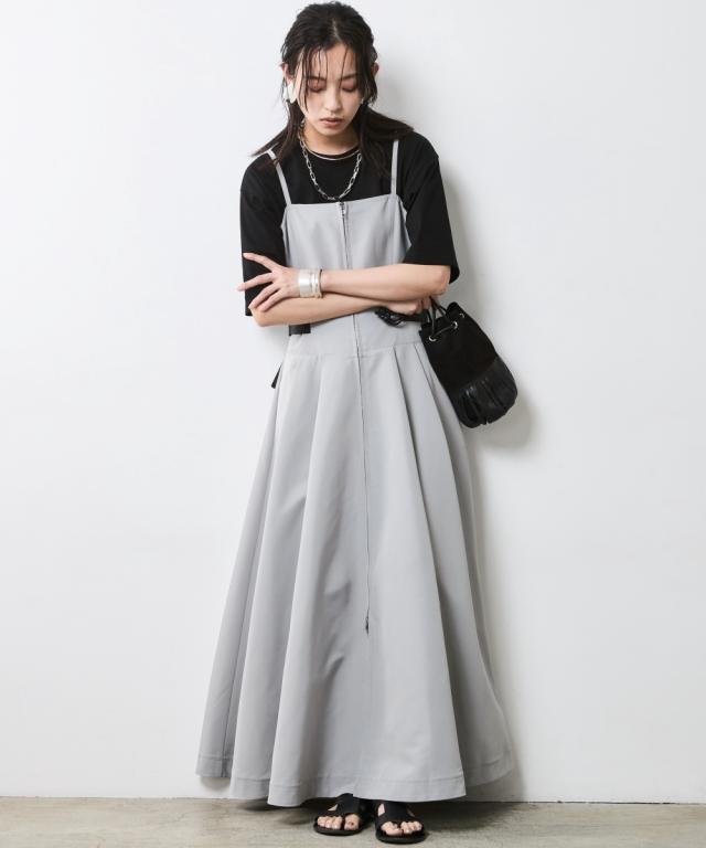 ワンピース ロング マキシ レディース キャミソール 有 シックス