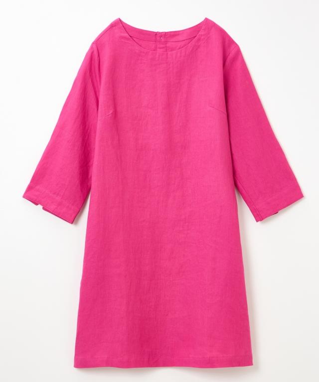 上着 麻100％ 衣装 アトランダム 夏 体型取りまかなう お尻隠れる | M/L/LL | ニッセン nissen