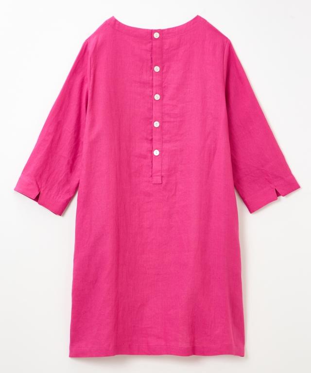上着 麻100％ 衣装 アトランダム 夏 体型取りまかなう お尻隠れる | M/L/LL | ニッセン nissen