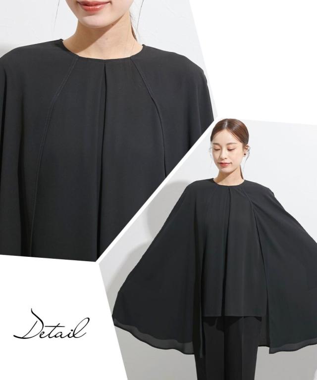 喪服 礼服 ブラックフォーマル レディース 日本製生地使用 洗える防