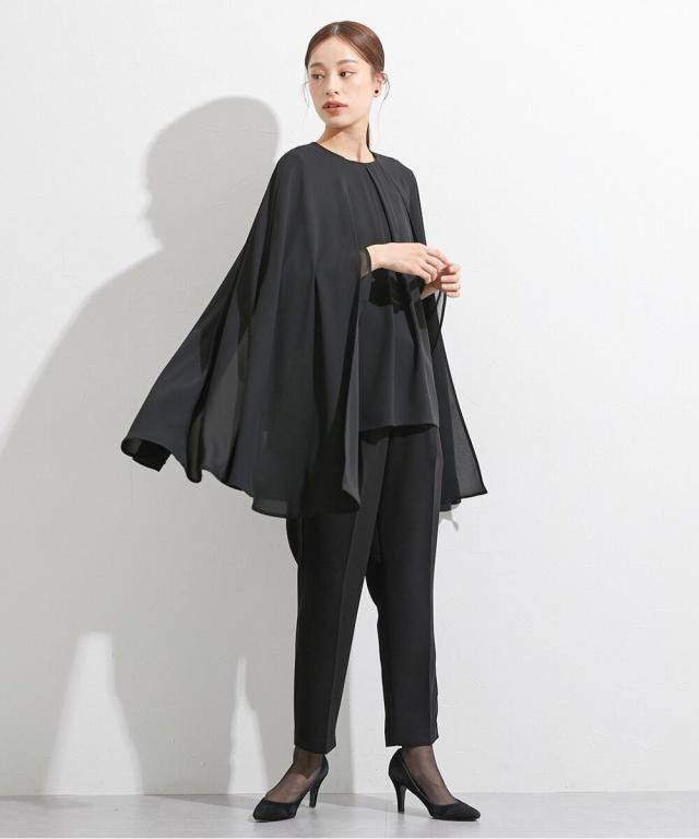 喪服 礼服 ブラックフォーマル レディース 日本製生地使用 洗える防