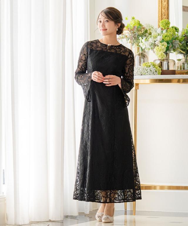 パーティドレス ワンピース レディース 結婚式 パーティー ドレス 花柄