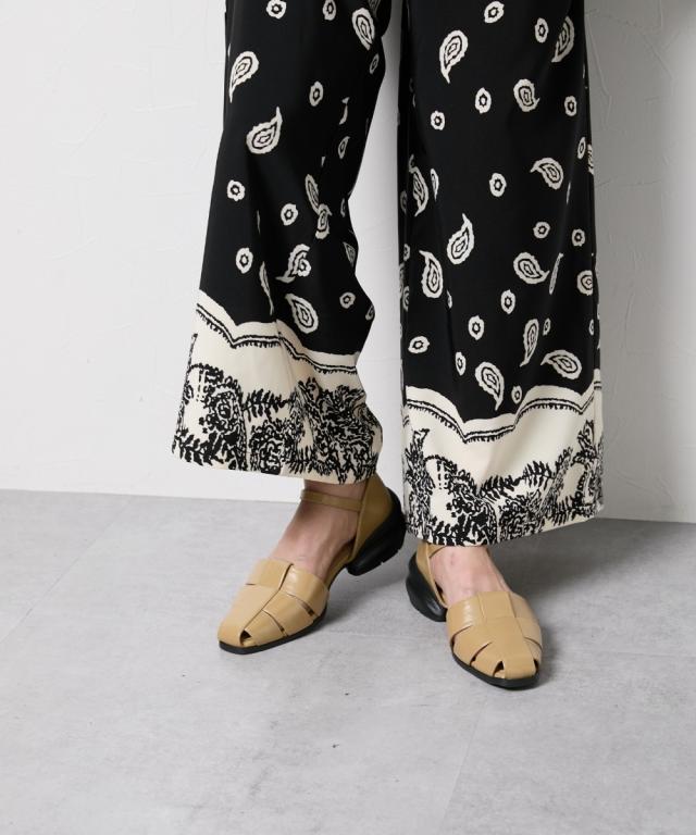 大きいサイズ レディース ゆったり幅広 ACQUA PALETTE アクアパレット セパレートグルカ サンダル ワイズ4E 夏 靴 シューズ  | 25.0〜25.5cm | ニッセン nissen