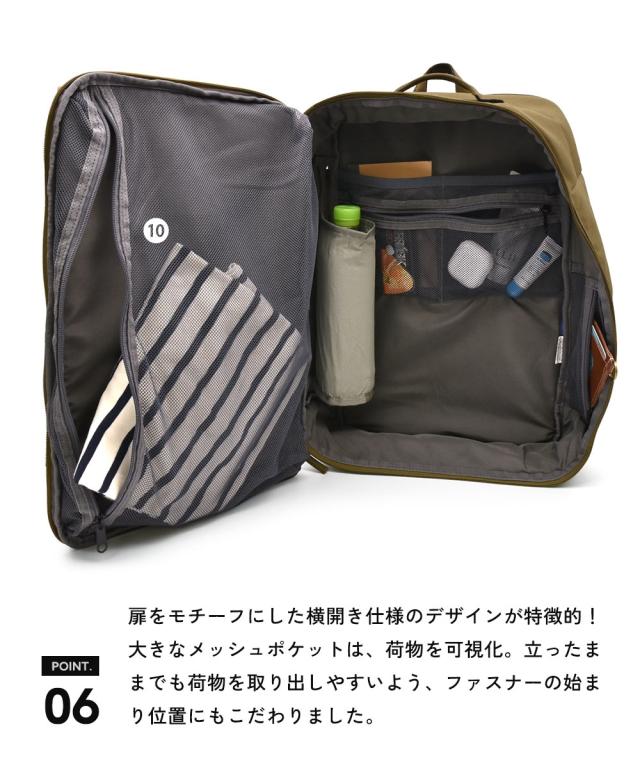 レディース fulcro フルクロ 15ポケット 19L はっ水ESSENCE バック パック A4対応 PC 収納 春 夏 秋 冬 かばん かわいい おしゃれ ニッセン nissen_7