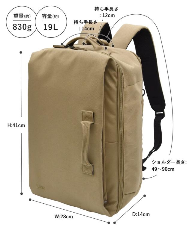 レディース fulcro フルクロ 15ポケット 19L はっ水ESSENCE バック パック A4対応 PC 収納 春 夏 秋 冬 かばん かわいい おしゃれ ニッセン nissen_13