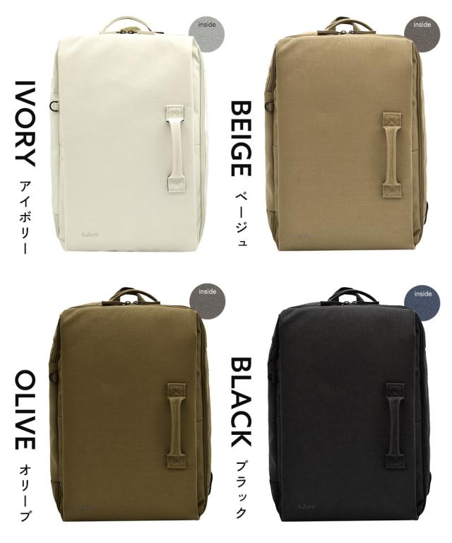 レディース fulcro フルクロ 15ポケット 19L はっ水ESSENCE バック パック A4対応 PC 収納 春 夏 秋 冬 かばん かわいい おしゃれ ニッセン nissen_14
