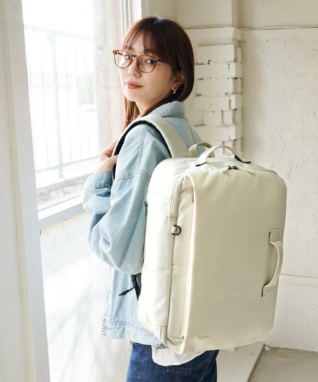 レディース fulcro フルクロ 15ポケット 19L はっ水ESSENCE バック パック A4対応 PC 収納 春 夏 秋 冬 かばん かわいい おしゃれ ニッセン nissen_16