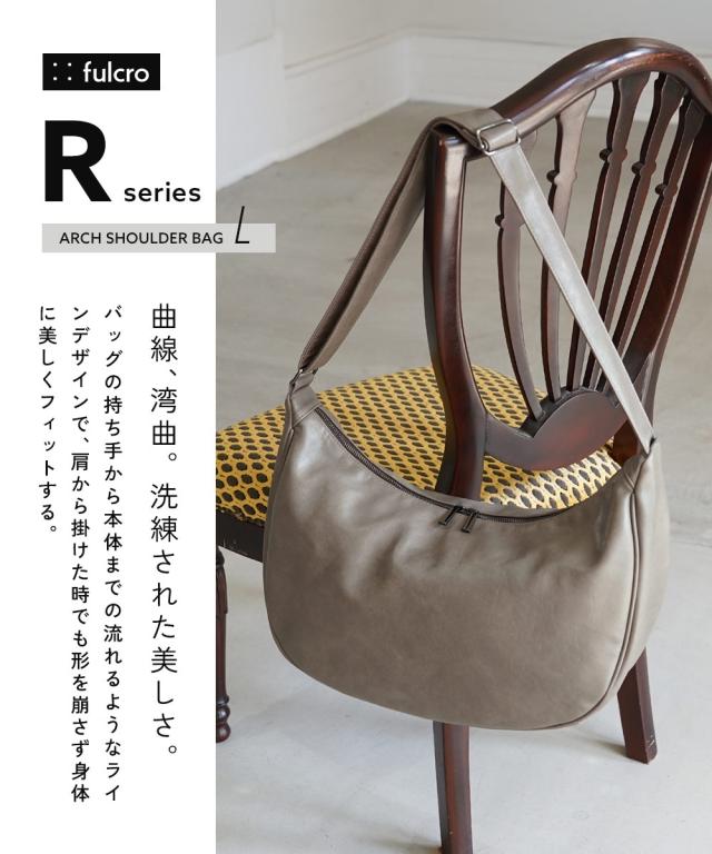 レディース fulcro フルクロ R ハーフ ムーン型 ショルダー バッグ A4対応 春 夏 秋 冬 斜め掛け かばん バック かわいい おしゃれ ニッセン nissen_1