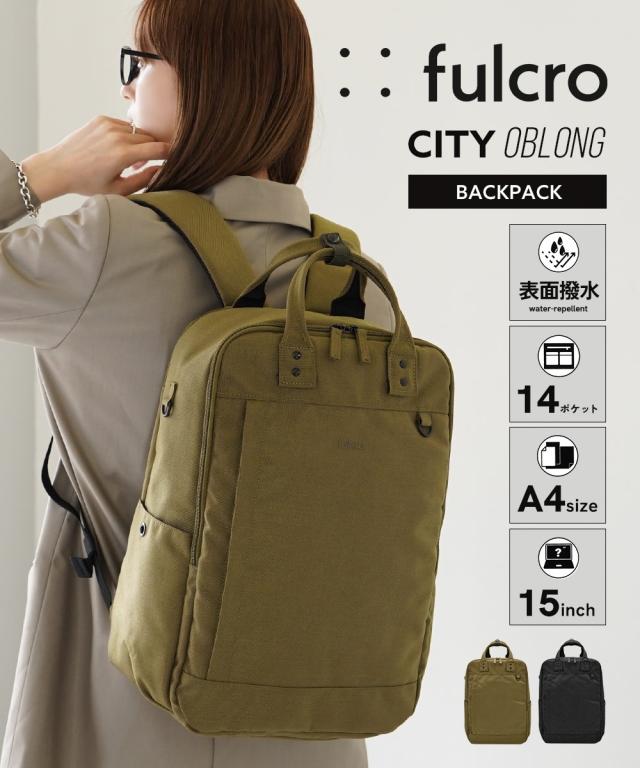レディース fulcro フルクロ 14ポケットはっ水Cityオブ ロング バック パック A4対応 PC 収納 春 夏 秋 冬 かばん かわいい おしゃれ ニッセン nissen
